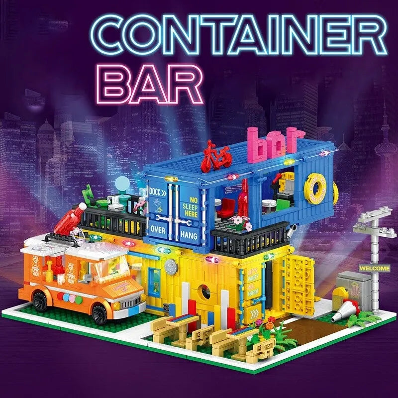 Building Blocks MOC Creator Experts Container Bar Bricks Kids Toys - 2