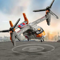 Thumbnail for Building Blocks MOC Expert Creator Boeing Bell Osprey V22 Bricks Toy 88007 - 8