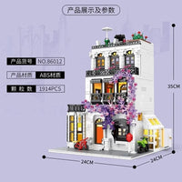 Thumbnail for Building Blocks MOC Expert Creator European City Garden Flower House Bricks Toy - 11