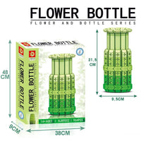 Thumbnail for Building Blocks MOC Flowers Bouquet Plants Vase Bricks Pot Kids Toys - 8