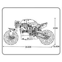 Thumbnail for Building Blocks MOC Street Fighter Ducati V4S Motorcycle Bricks Toy 82006 Construction Set Toys - 3