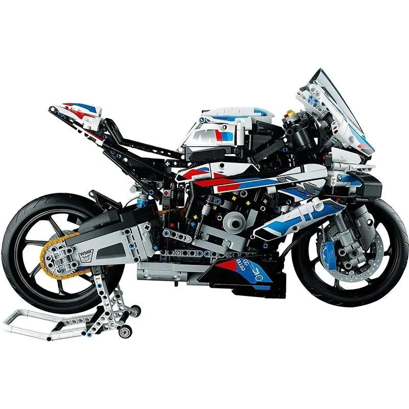 Building Blocks Tech MOC BMW M1000RR Racing Motorcycle Bricks Toy BM001 - 1