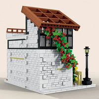 Thumbnail for Building Blocks City Expert Sunshine Coffee Store House LED Bricks Toy 031062 - 11