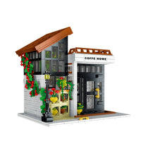 Thumbnail for Building Blocks City Expert Sunshine Coffee Store House LED Bricks Toy 031062 - 15
