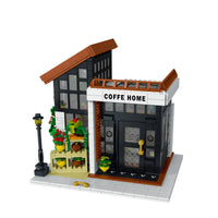 Thumbnail for Building Blocks City Expert Sunshine Coffee Store House LED Bricks Toy 031062 - 8