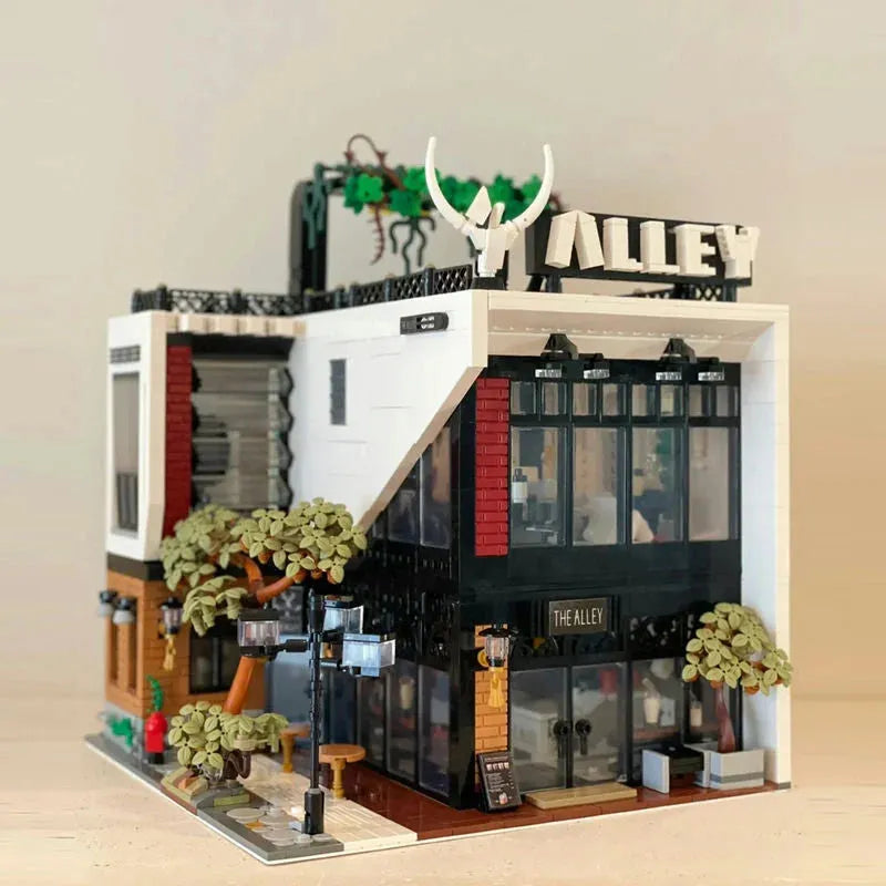 Building Blocks City MOC Experts Creator Deers Bubble Tea Shop Bricks Toy Construction Set Toys - 10