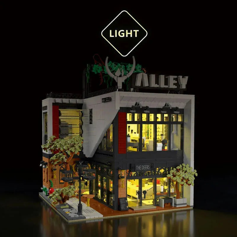 Building Blocks City MOC Experts Creator Deers Bubble Tea Shop Bricks Toy Construction Set Toys - 4