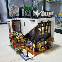 Thumbnail for Building Blocks City MOC Experts Creator Deers Bubble Tea Shop Bricks Toy Construction Set Toys - 8