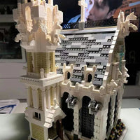 Thumbnail for Building Blocks Creator Street Expert MOC Medieval City Church Bricks Toy - 10
