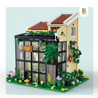 Thumbnail for Building Blocks Expert City Ecological Park House LED Bricks Toys 031063 - 6