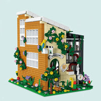 Thumbnail for Building Blocks Expert City Ecological Park House LED Bricks Toys 031063 - 7