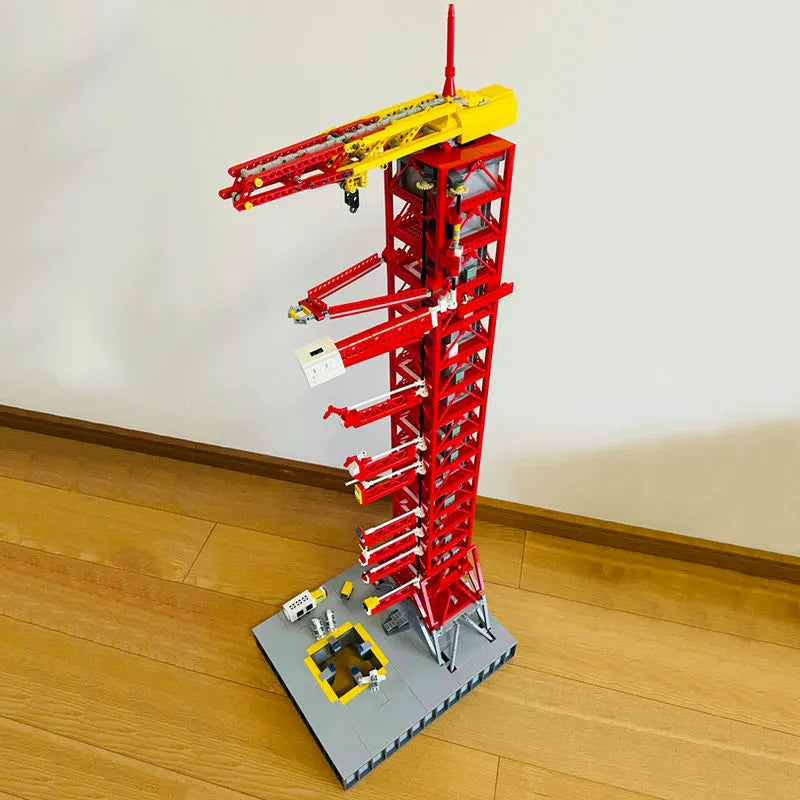 Building Blocks MOC Apollo Saturn V Umbilical Launch Tower Bricks Toy Construction Set Toys - 4