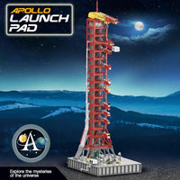 Thumbnail for Building Blocks MOC Apollo Saturn V Umbilical Launch Tower Bricks Toy - 10