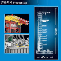 Thumbnail for Building Blocks MOC Apollo Saturn V Umbilical Launch Tower Bricks Toy Construction Set Toys - 11