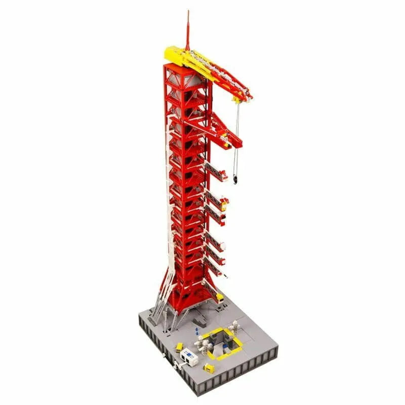 Building Blocks MOC Apollo Saturn V Umbilical Launch Tower Bricks Toy - 13