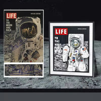 Thumbnail for Building Blocks MOC Art Expert Space Astronaut Frame Bricks Toy 031005 Construction Set Toys - 4