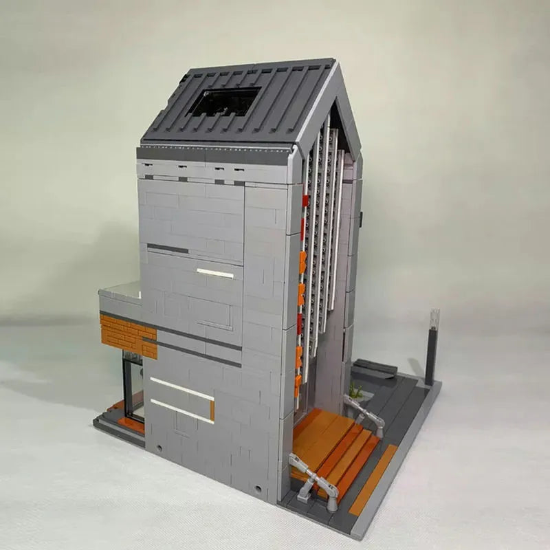 MOC Creator Expert Modern Library Building Blocks Toy