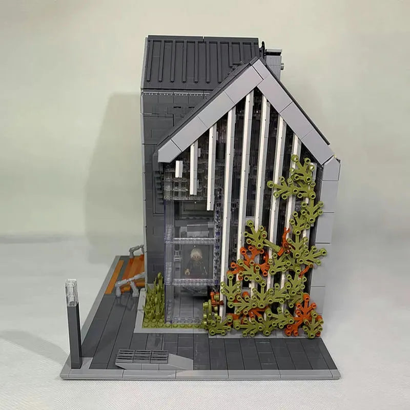 MOC Creator Expert Modern Library Building Blocks Toy