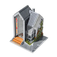 Thumbnail for Building Blocks MOC Creator Expert 011001 Modern Library Bricks Toy Construction Set Toys - 9