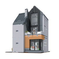 Thumbnail for Building Blocks MOC Creator Expert 011001 Modern Library Bricks Toy Construction Set Toys - 10