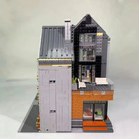 Thumbnail for Building Blocks MOC Creator Expert 011001 Modern Library Bricks Toy Construction Set Toys - 7