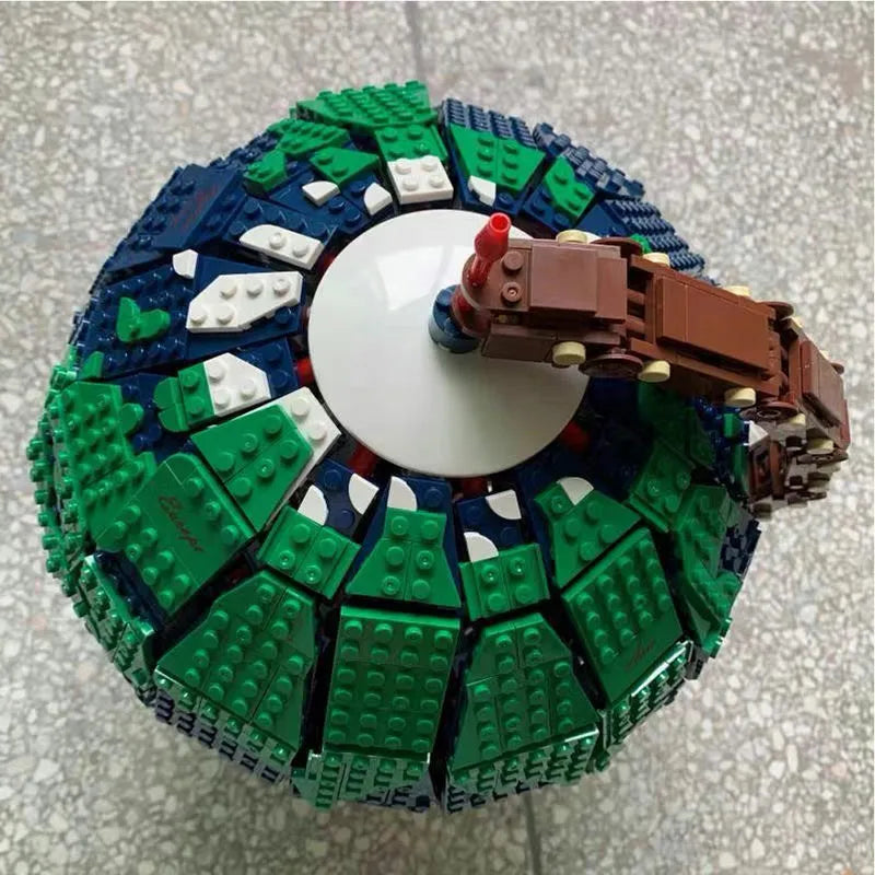 MOC Expert Idea Globe Earth MINI Bricks Toys