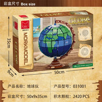 Thumbnail for Building Blocks MOC Creator Expert Earth Globe World Map Bricks Toy 031001 - 14