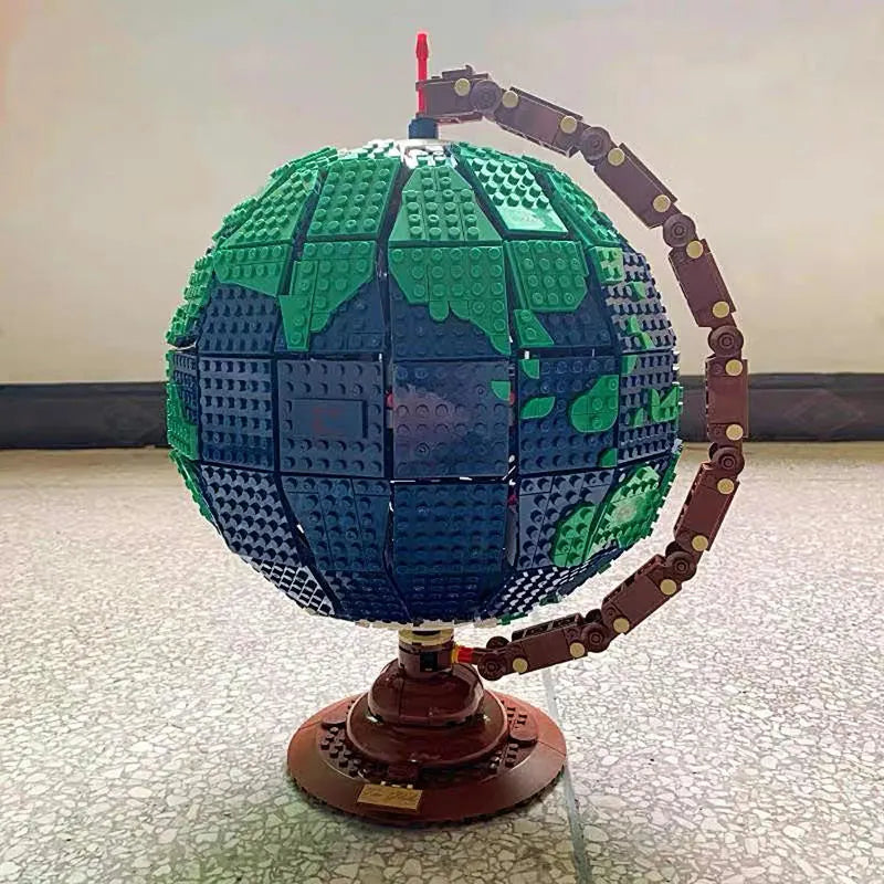MOC Expert Idea Globe Earth MINI Bricks Toys
