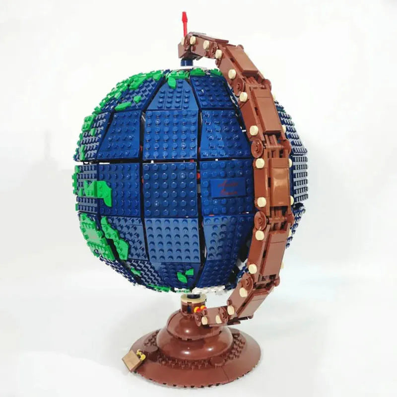 Building Blocks MOC Creator Expert Earth Globe World Map Bricks Toy 031001 - 5