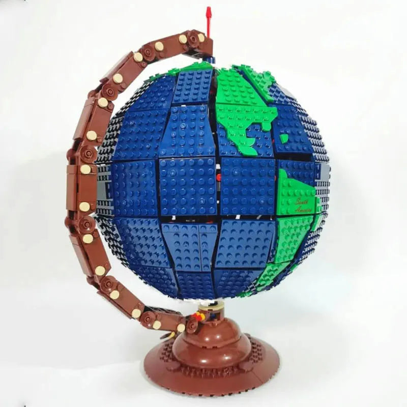 Building Blocks MOC Creator Expert Earth Globe World Map Bricks Toy 031001 - 6
