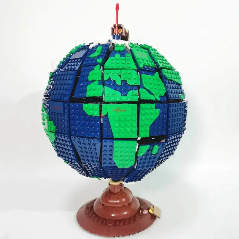Building Blocks MOC Creator Expert Earth Globe World Map Bricks Toy 031001 - 8
