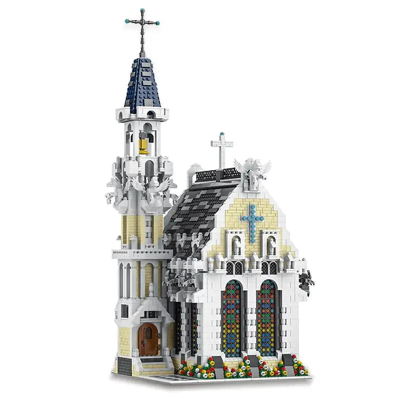 Building Blocks MOC Creator Expert Medieval City Church Bricks Toy 033006 - 1