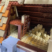 Thumbnail for Building Blocks MOC Creator Expert Medieval Town Windmill Bricks Toy Construction Set Toys - 15