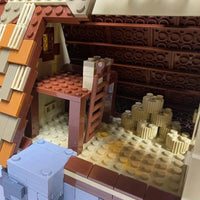 Thumbnail for Building Blocks MOC Creator Expert Medieval Town Windmill Bricks Toy - 15