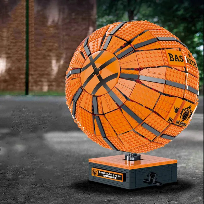 Building Blocks MOC Creator Idea Expert Rotating Basketball Bricks Toy - 6