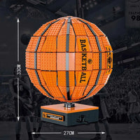 Thumbnail for Building Blocks MOC Creator Idea Expert Rotating Basketball Bricks Toy - 3