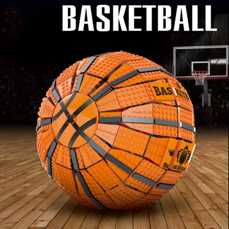 Building Blocks MOC Creator Idea Expert Rotating Basketball Bricks Toy Construction Set Toys - 2