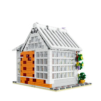 Thumbnail for Building Blocks MOC Expert City Sunshine Flower Store LED Bricks Toy 031061 - 8