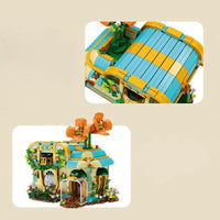 Thumbnail for Building Blocks MOC Expert Toon City Flowers Shop Store LED Bricks Toys Construction Set Toys - 9