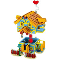 Thumbnail for Building Blocks MOC Expert Toon City Town Villa House LED Bricks Toy - 6