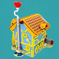 Thumbnail for Building Blocks MOC Expert Toon City Town Villa House LED Bricks Toy - 11