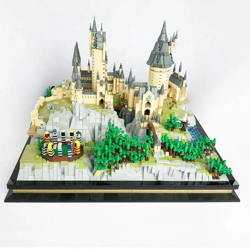 Building Blocks MOC Harry Movie Potter School Of Witchcraft Bricks Toys Construction Set Toys - 8