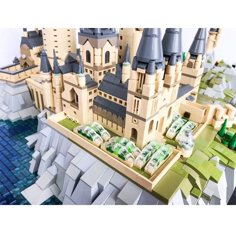 Building Blocks MOC Harry Movie Potter School Of Witchcraft Bricks Toys Construction Set Toys - 7