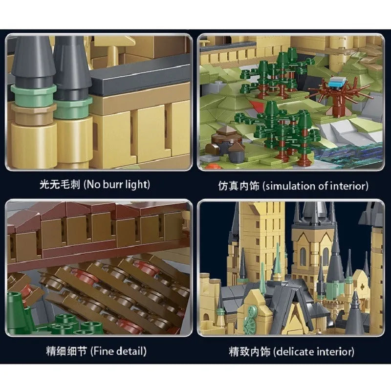 Building Blocks MOC Harry Movie Potter School Of Witchcraft Bricks Toys Construction Set Toys - 9