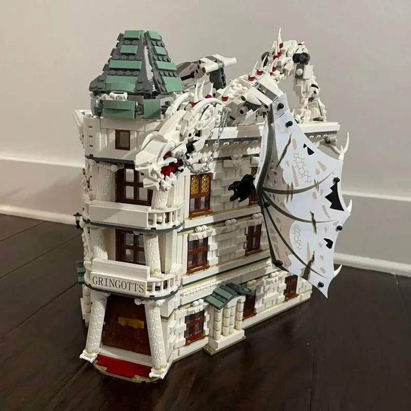 Building Blocks MOC Harry Potter Diagon Alley Magic Bank Bricks Toys Construction Set Toys - 13
