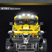 Thumbnail for Building Blocks MOC Off-Road AWD Jeep Rubicon Mountain Car Bricks Toys - 3
