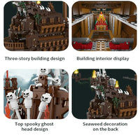 Thumbnail for Building Blocks MOC Pirates Of Caribbean The Flying Dutchman Ship Bricks Toys - 4