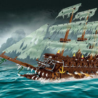 Thumbnail for Building Blocks MOC Pirates Of Caribbean The Flying Dutchman Ship Bricks Toys Construction Set Toys - 3