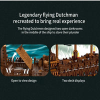 Thumbnail for Building Blocks MOC Pirates Of Caribbean The Flying Dutchman Ship Bricks Toys Construction Set Toys - 5