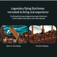 Thumbnail for Building Blocks MOC Pirates Of Caribbean The Flying Dutchman Ship Bricks Toys - 5